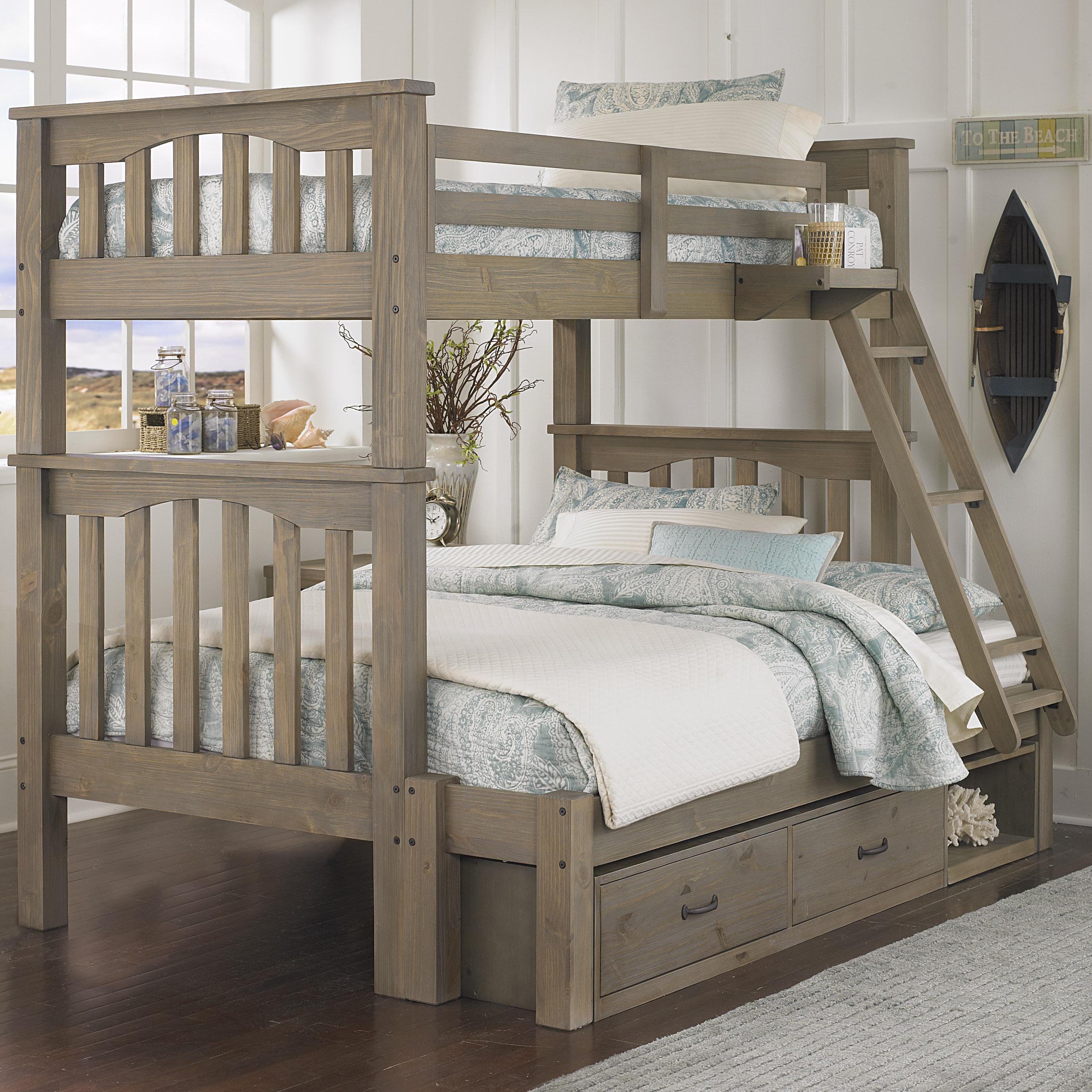 twin bed with bottom bed