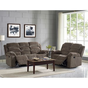 New Classic Austin Reclining Living Room Group