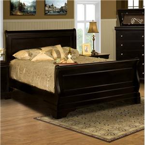New Classic Belle Rose King Sleigh Bed