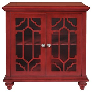 New Classic Enzo Glass Front Cabinet with Doors