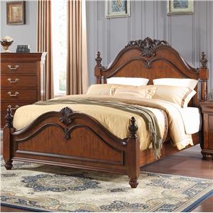 New Classic Jaquelyn Queen Poster Bed