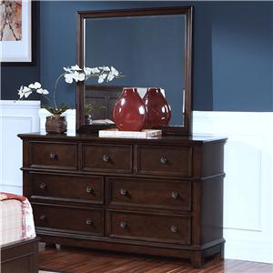 New Classic Prescott Dresser and Mirror