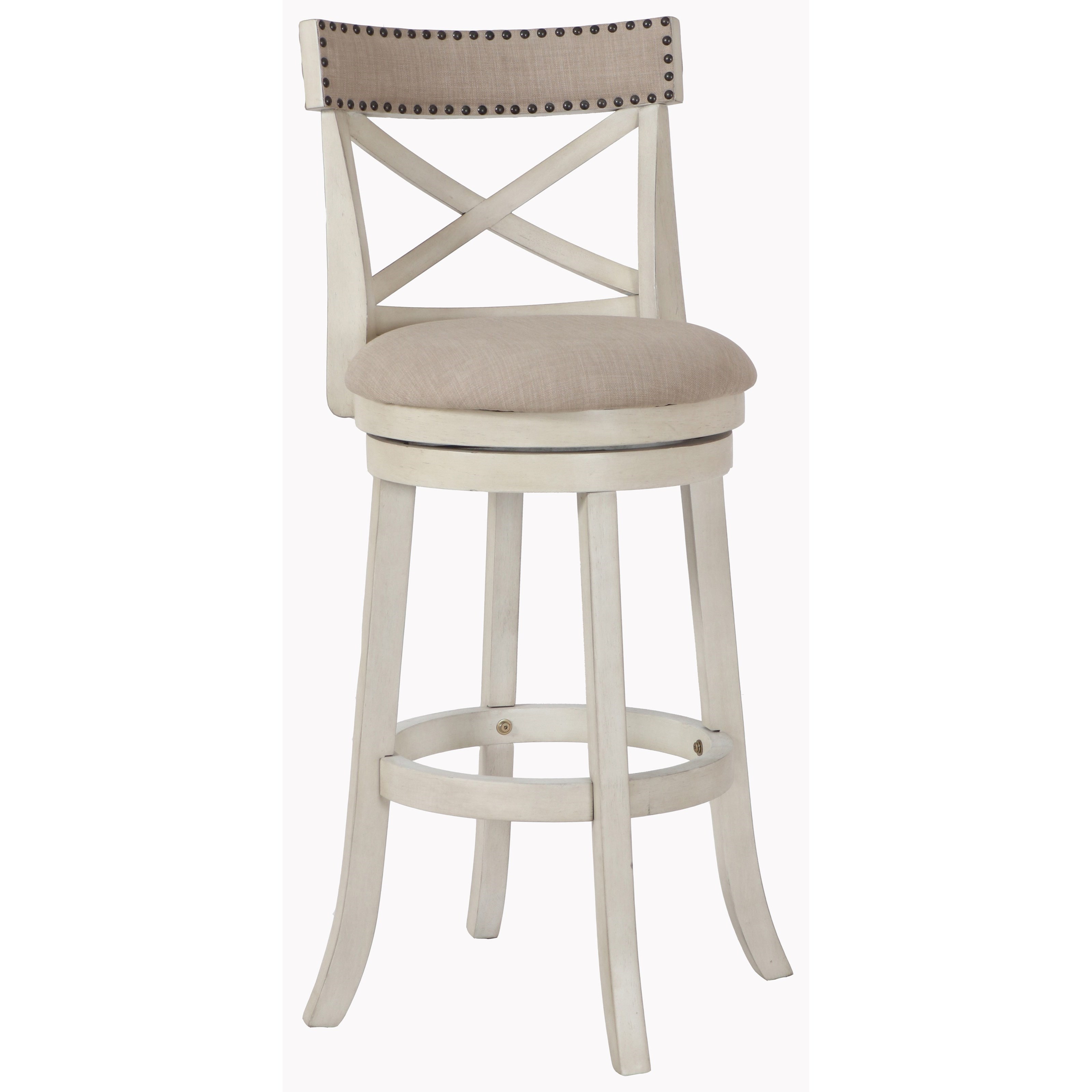 New Classic York S1219 Bs Fw Cottage 29 Barstool With Fabric Seat Becks Furniture Bar Stools