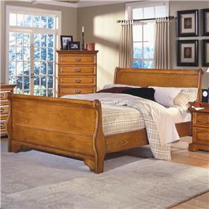 New Clic Honey Creek Queen Oak Sleigh Bed Dunk Bright New Clic Honey Creek Queen Oak Sleigh Bed Dunk Bright Furniture