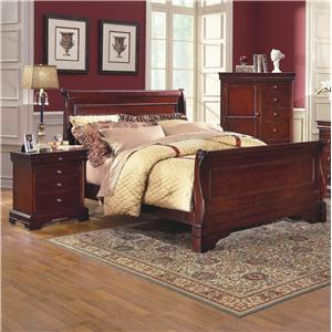 New Classic Versaille Queen Sleigh Bed
