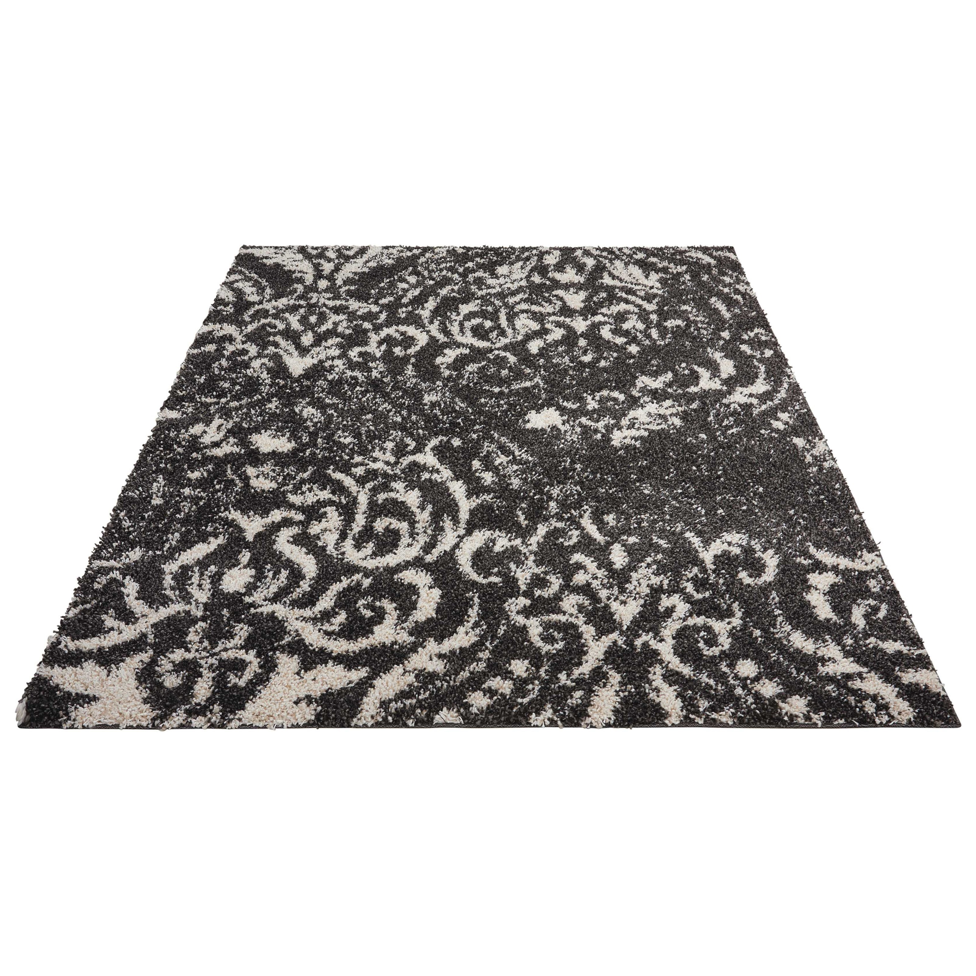 Nourison Brisbane BRI09 BLKWH 5X7 5' x 7' Black/White Rectangle Rug