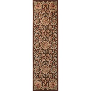 Rugs Ft Lauderdale Myers Orlando Naples Miami Florida Nourison Graphic Illusions 2 3 X 8 Chocolate Runner Rug