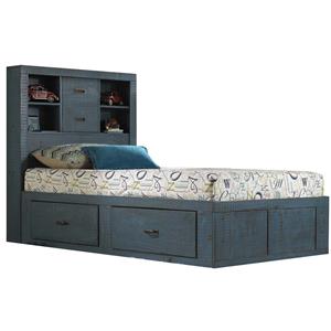 Morris Home Furnishings Frisco Frisco Twin Captain Bed with Storage
