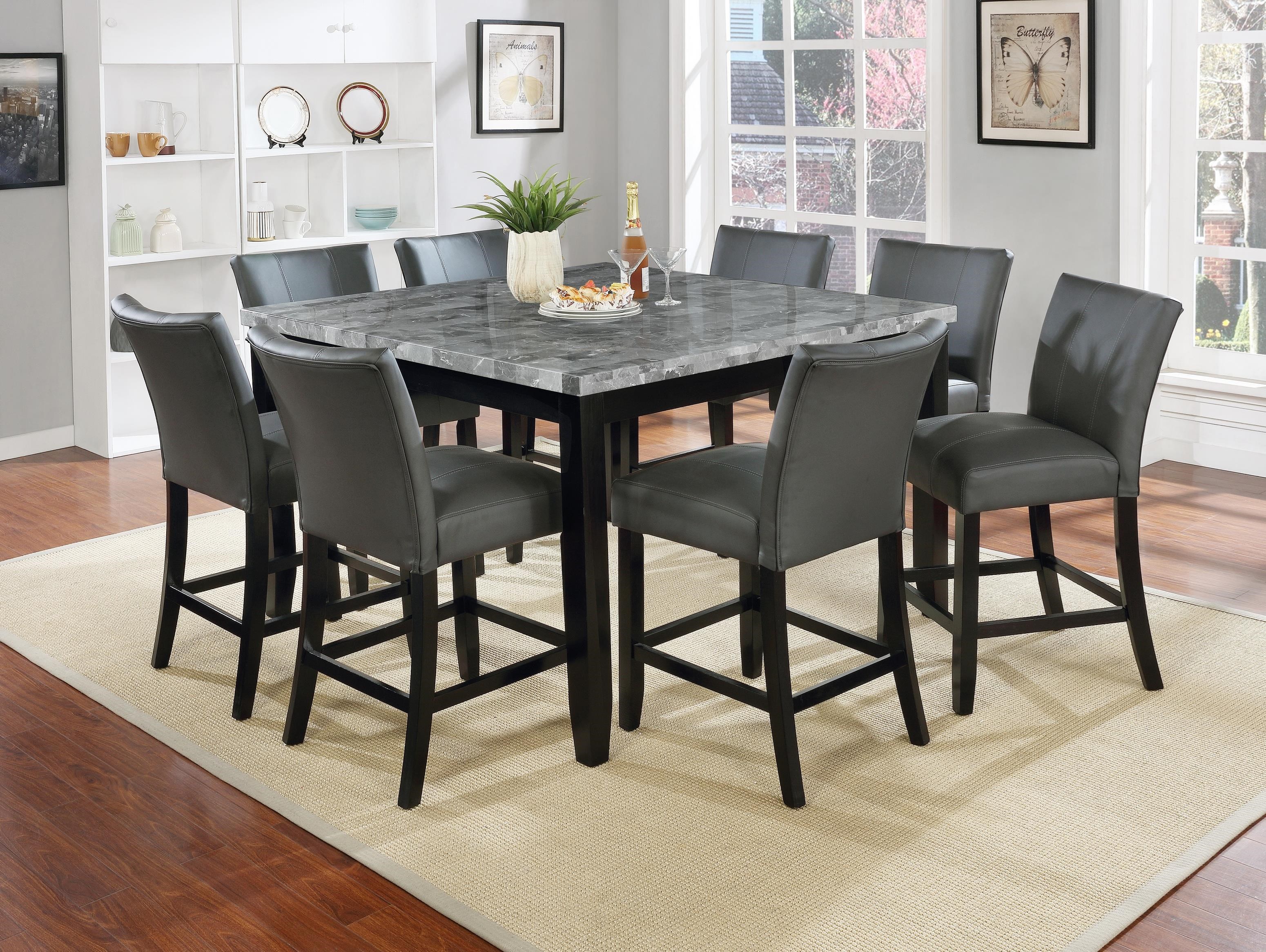 Offshore Furniture Source Petersburg 491318501 7 Piece Counter Height Dining Set Sam Levitz Furniture Dining 7 Or More Piece Sets