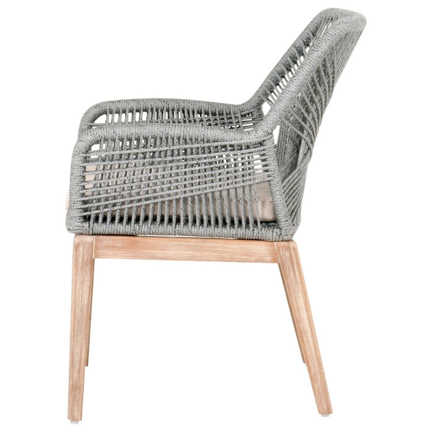 Orient Express Furniture Wicker 6809KD.PLA/LGRY Loom Rope ...
