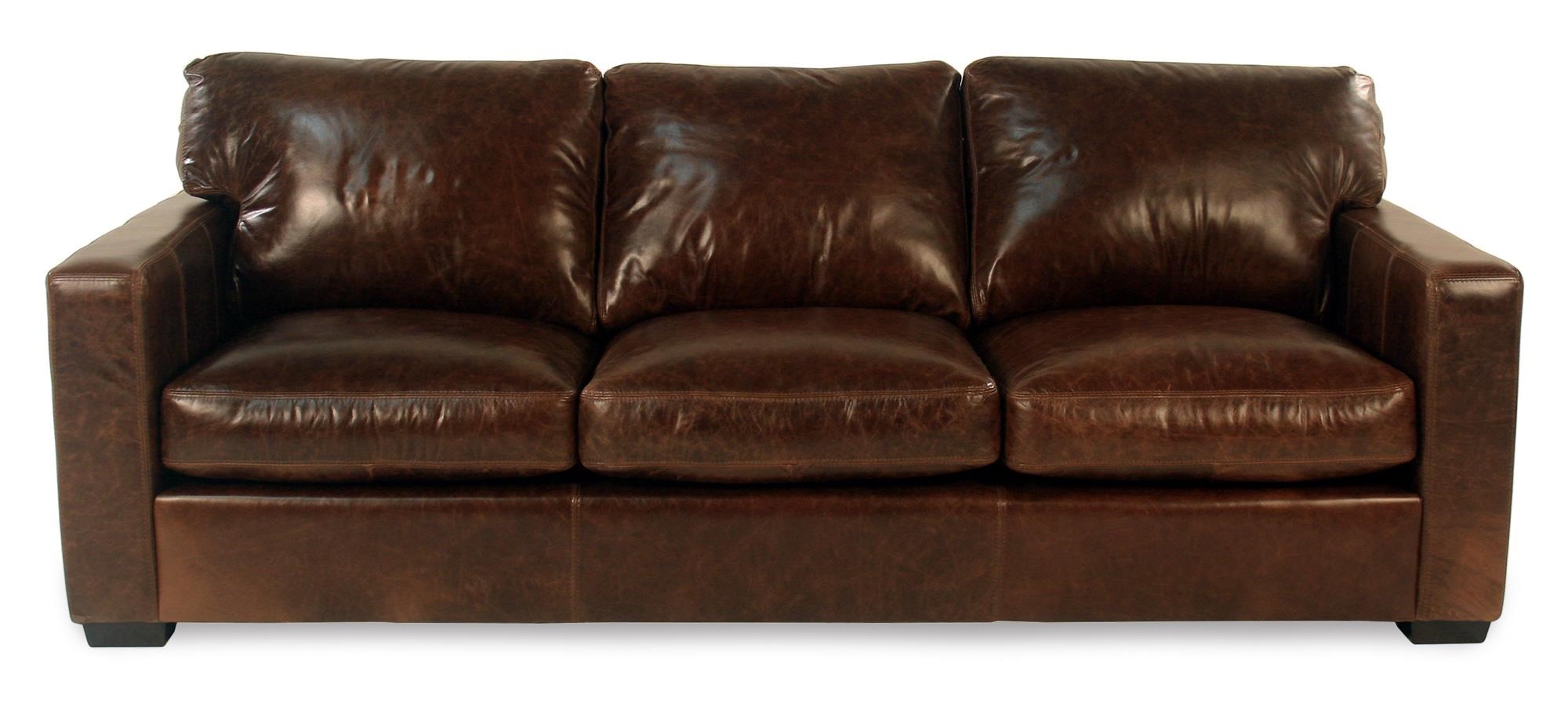 Fireside Leather Sofa W Track Arms Rotmans Sofas Worcester Palliser Fireside Leather Sofa Item Number 77267 01 Walnut