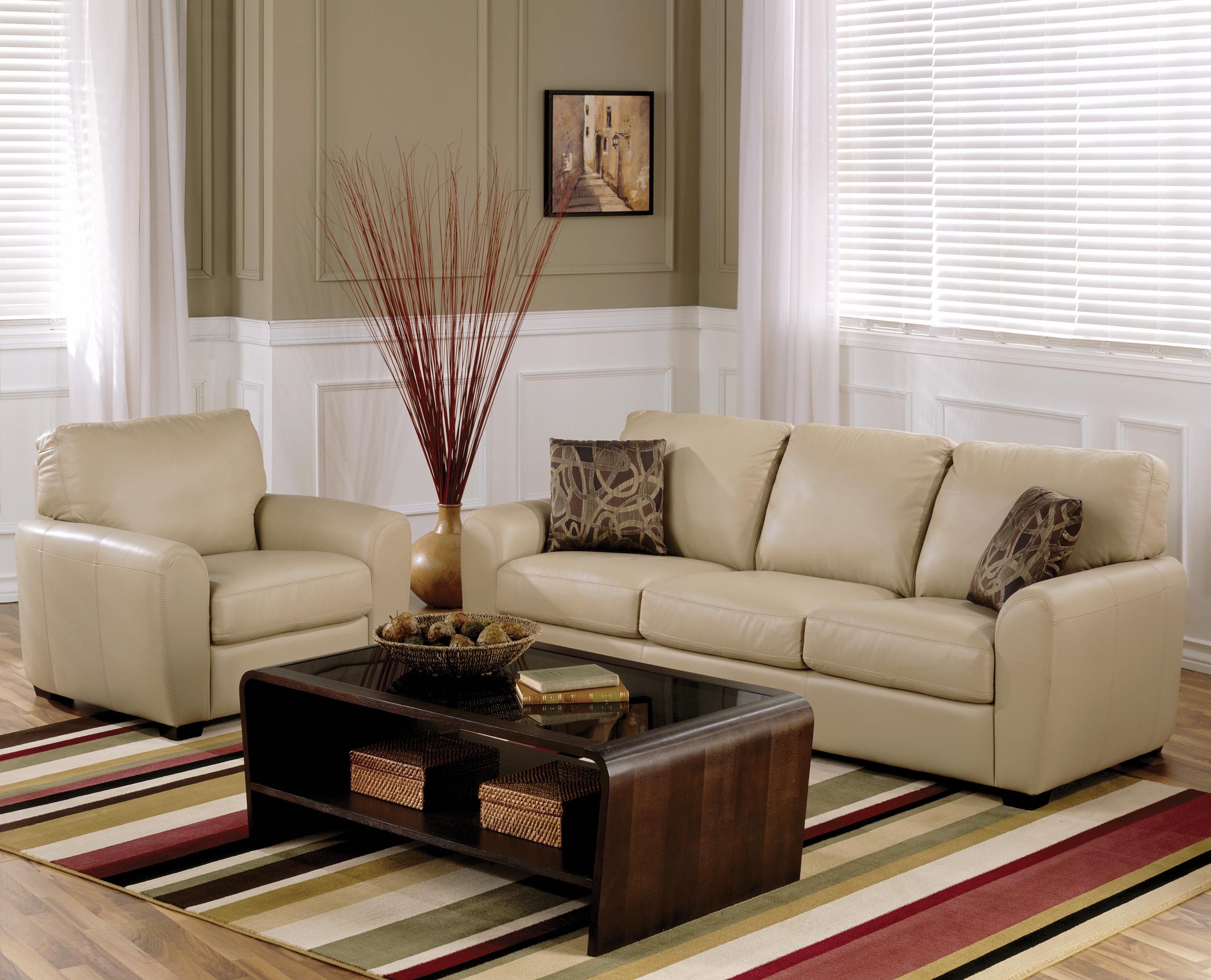 Palliser Connecticut Contemporary Sofa with Rounded Track Arms Belfort Furniture Sofa