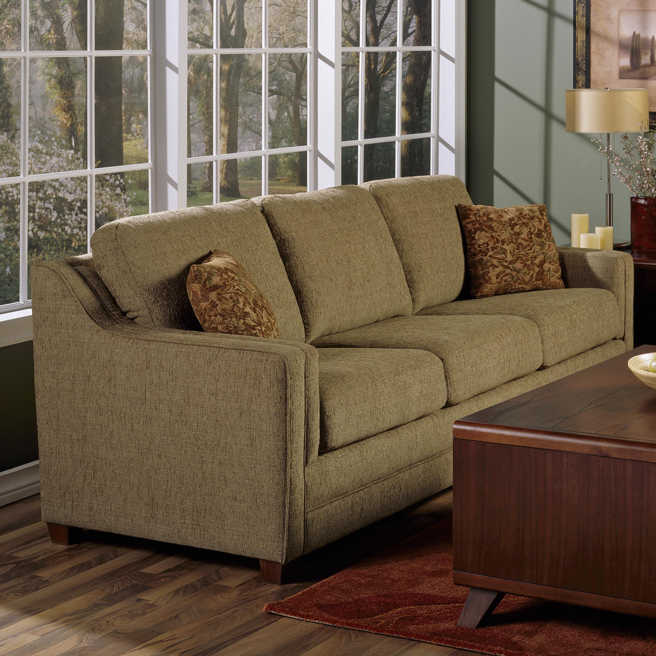 Palliser Corissa Contemporary Sofa with Track Arms Belfort Furniture