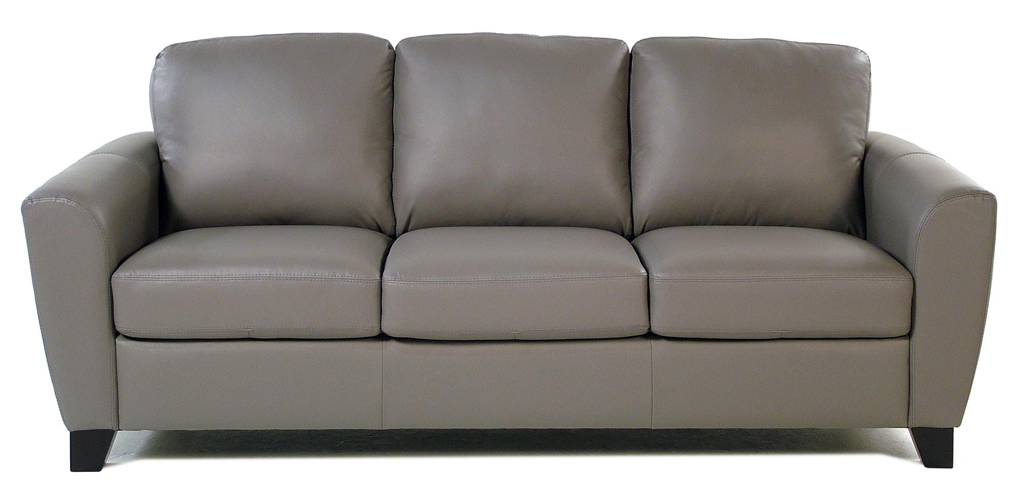Stormy Contemporary Leather Sofa With Flair Tapered Arms By Palliser At Rotmans