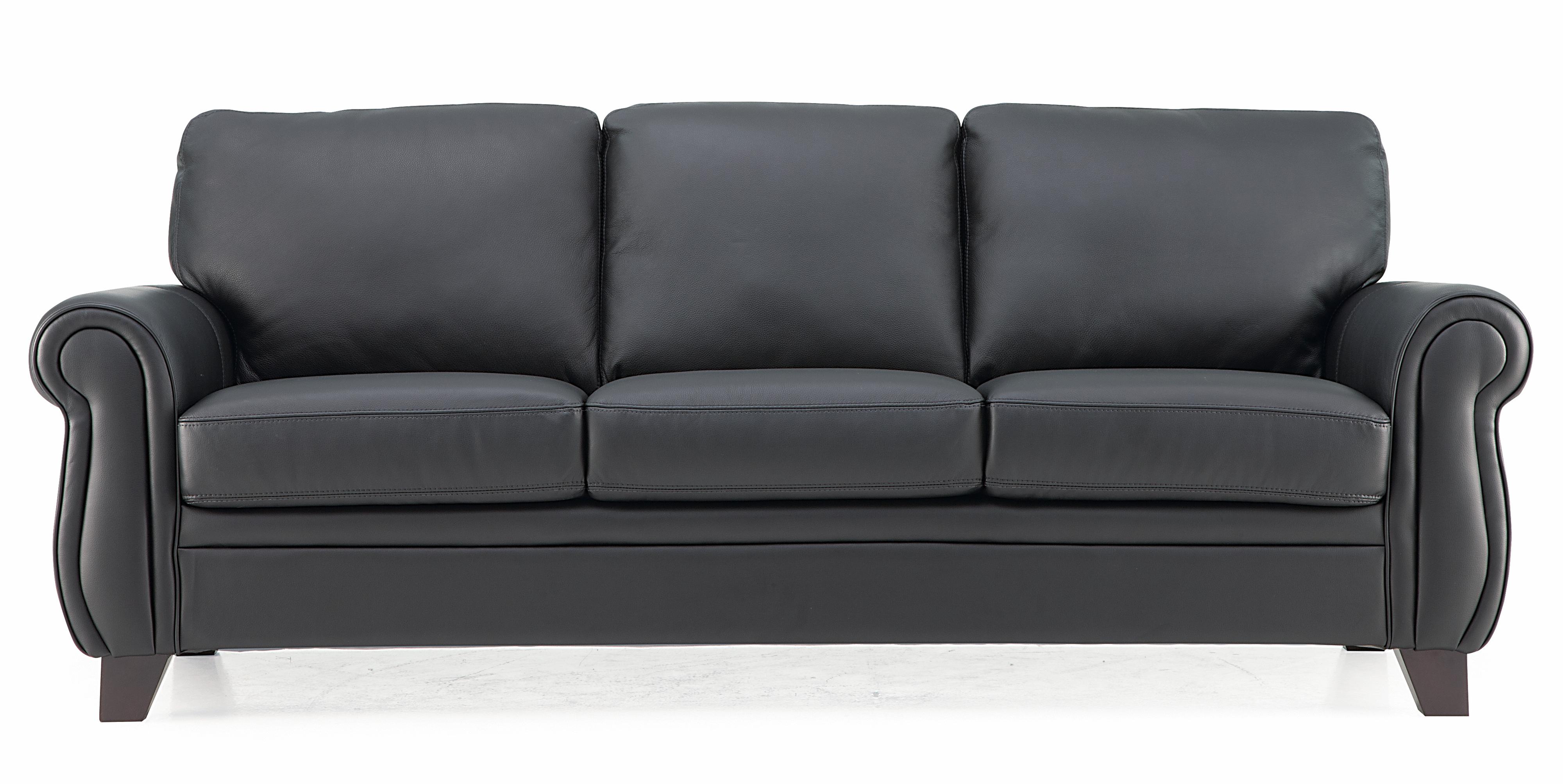 Palliser Meadowridge Transitional Sofa with Rolled Panel Arms Belfort