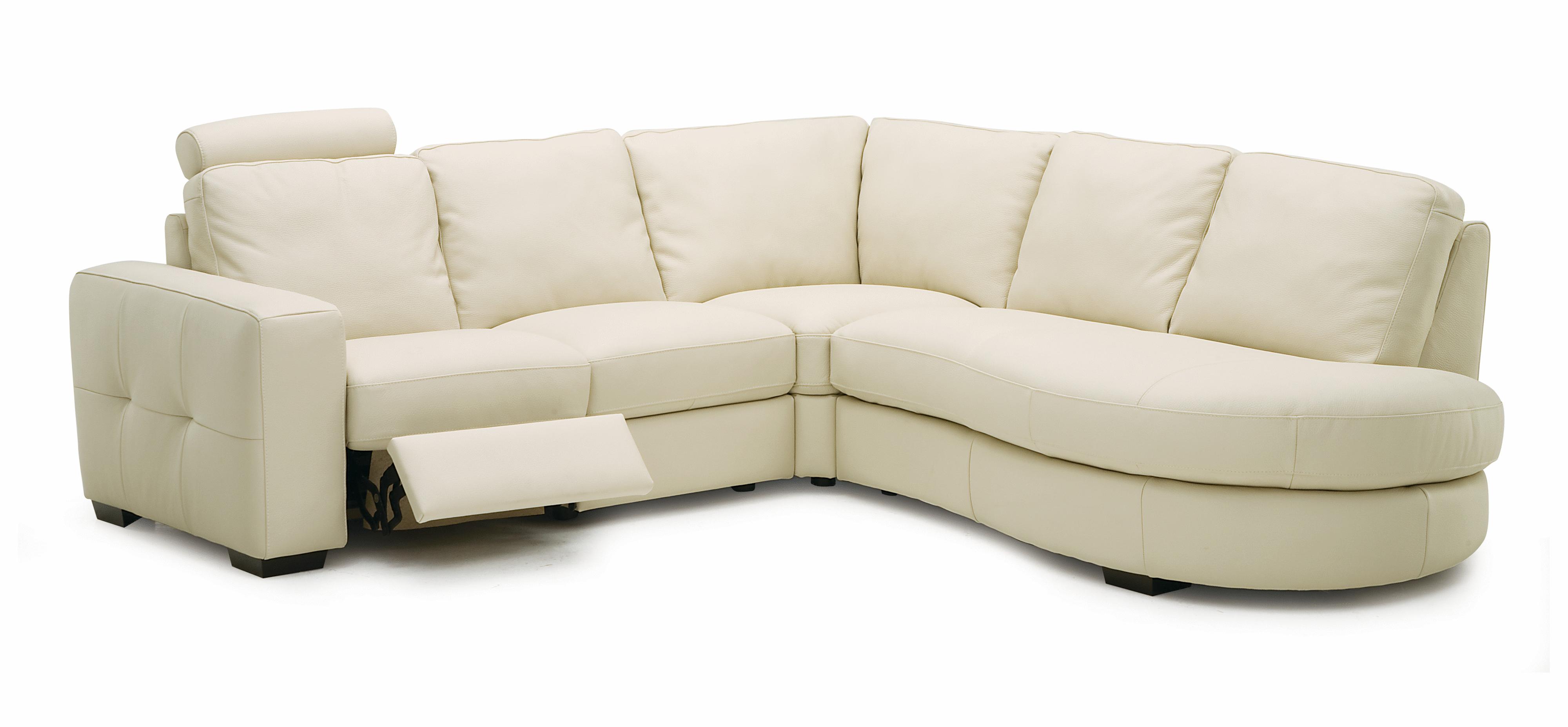 Palliser Push Contemporary Dual Reclining Sectional Sofa AHFA