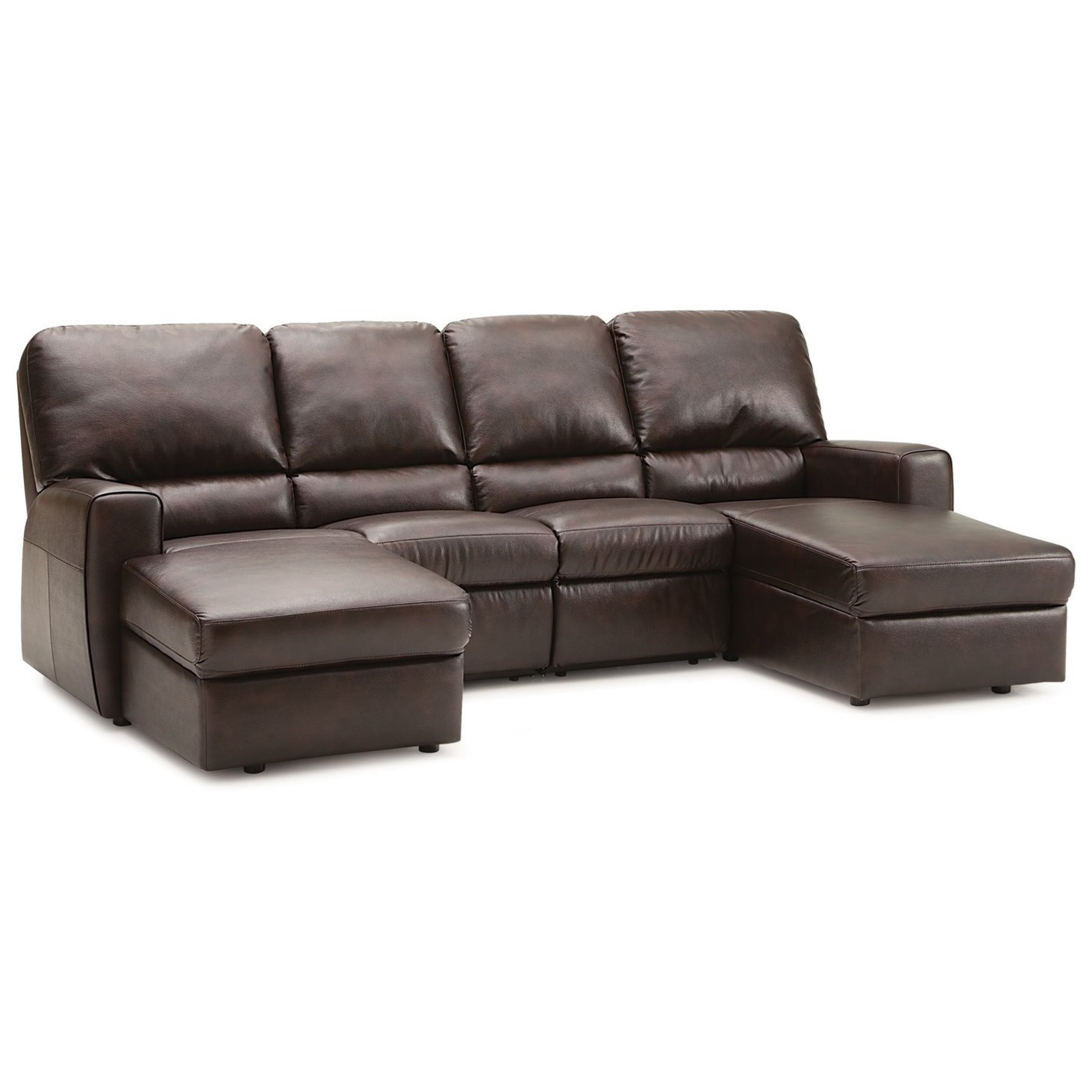 Palliser San Francisco 4 Seat Power Reclining Sectional Sofa With