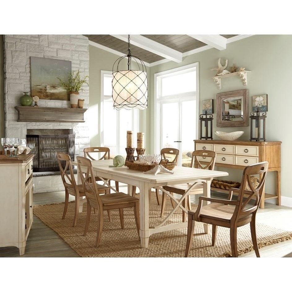 Panama Jack by Palmetto Home Millbrook 112679 Sideboard with 6 Drawers Baer's Furniture