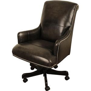 Morris Home Furnishings Bellmont Leather Bellmont Leather Desk Chair
