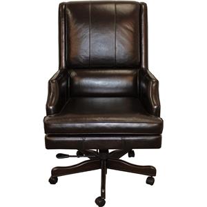Morris Home Furnishings Easton Easton Leather Desk Chair