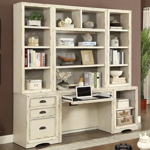 Parker House Nantucket 3 Piece Desk With File Storage Wayside Parker House Nantucket 6 Piece Home Office Wall