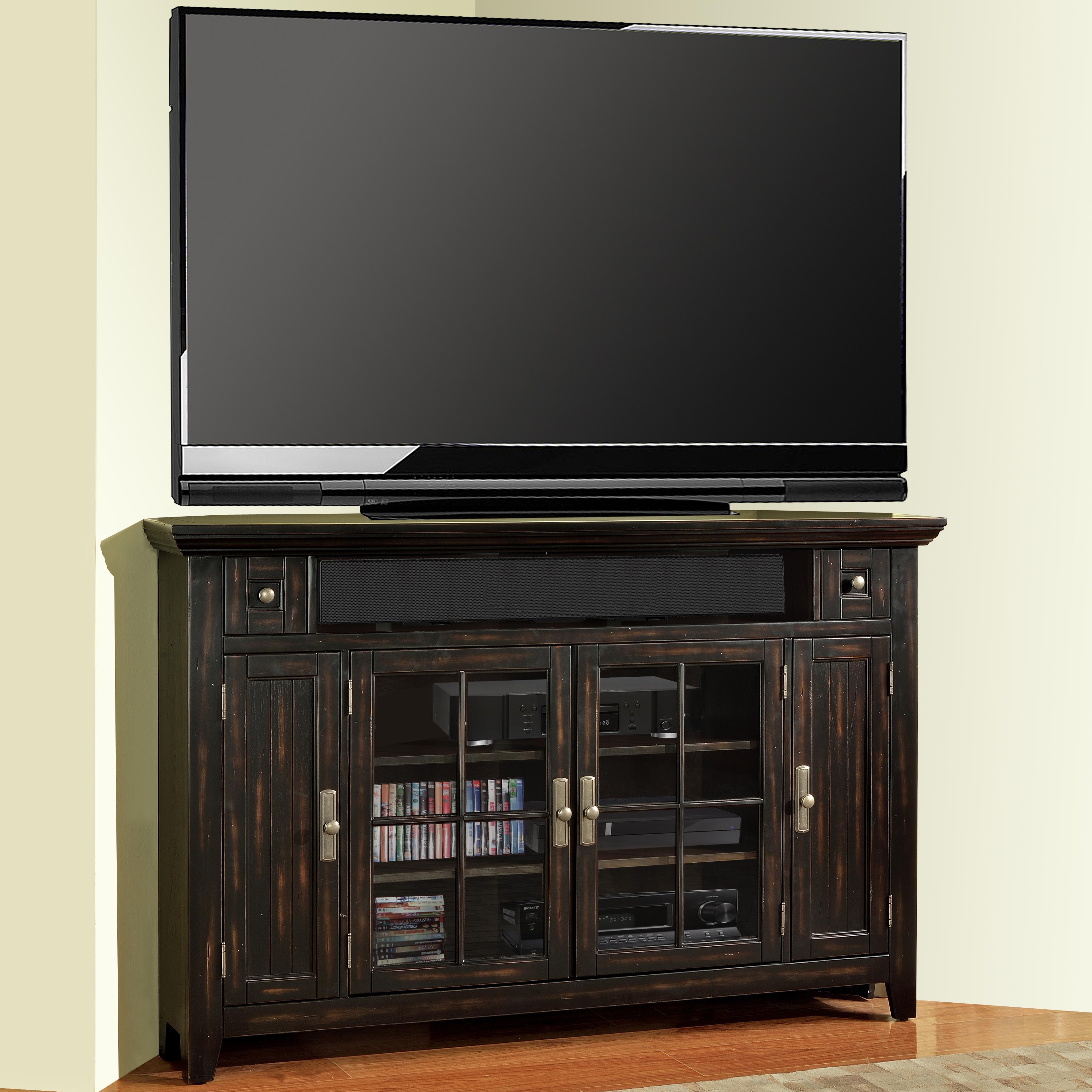 Parker House Tahoe 62 Corner Tv Console With 4 Doors Wayside 62