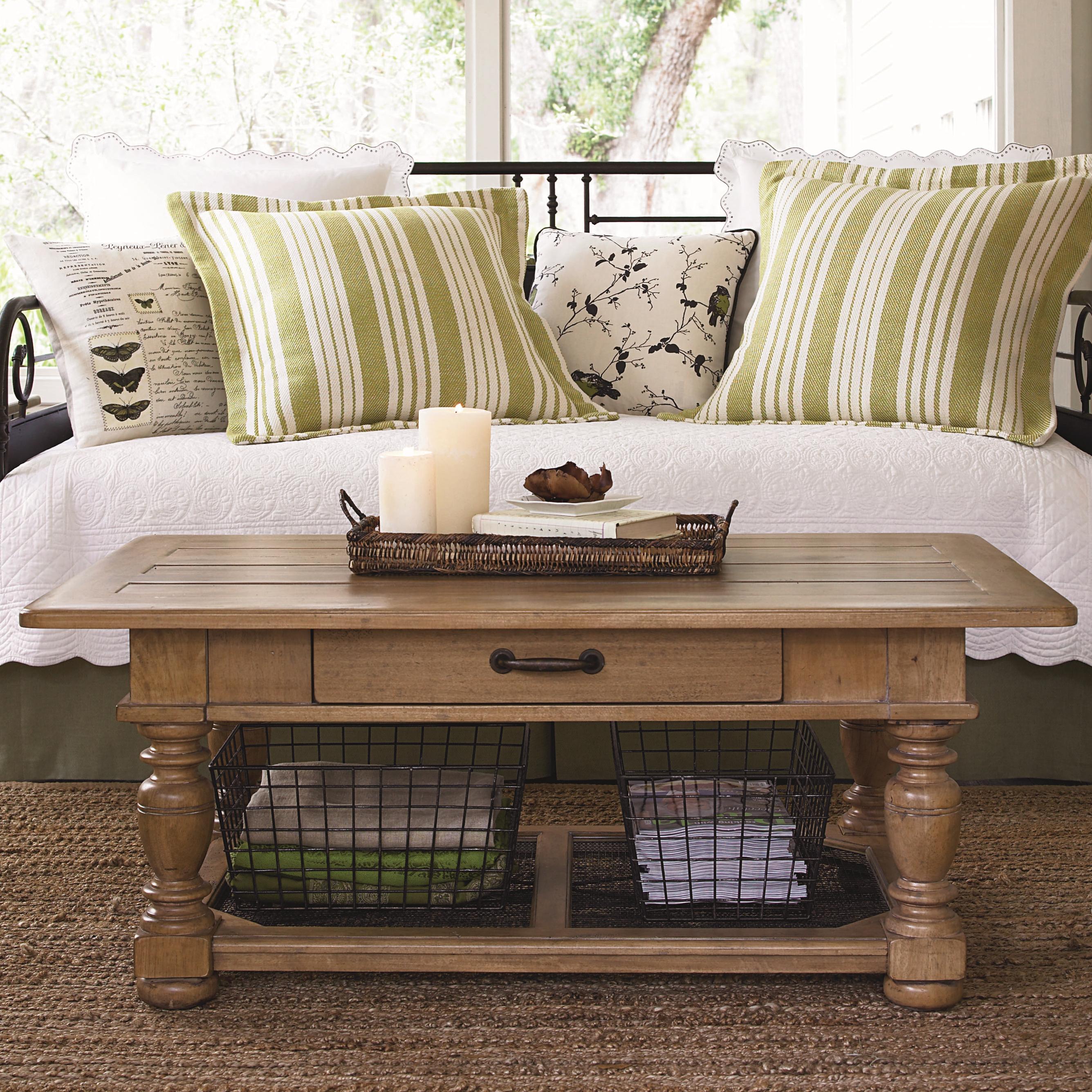 Paula Deen By Universal Down Home Coffee Table With Basket Storage Paula Deen By Universal Down Home Coffee Table With Basket Storage Ahfa Tail Or Dealer Locator