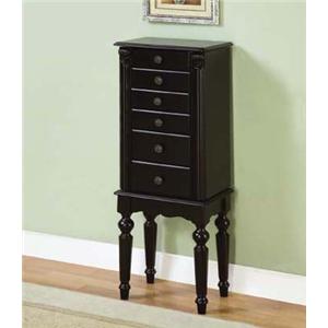Powell Black Armoire