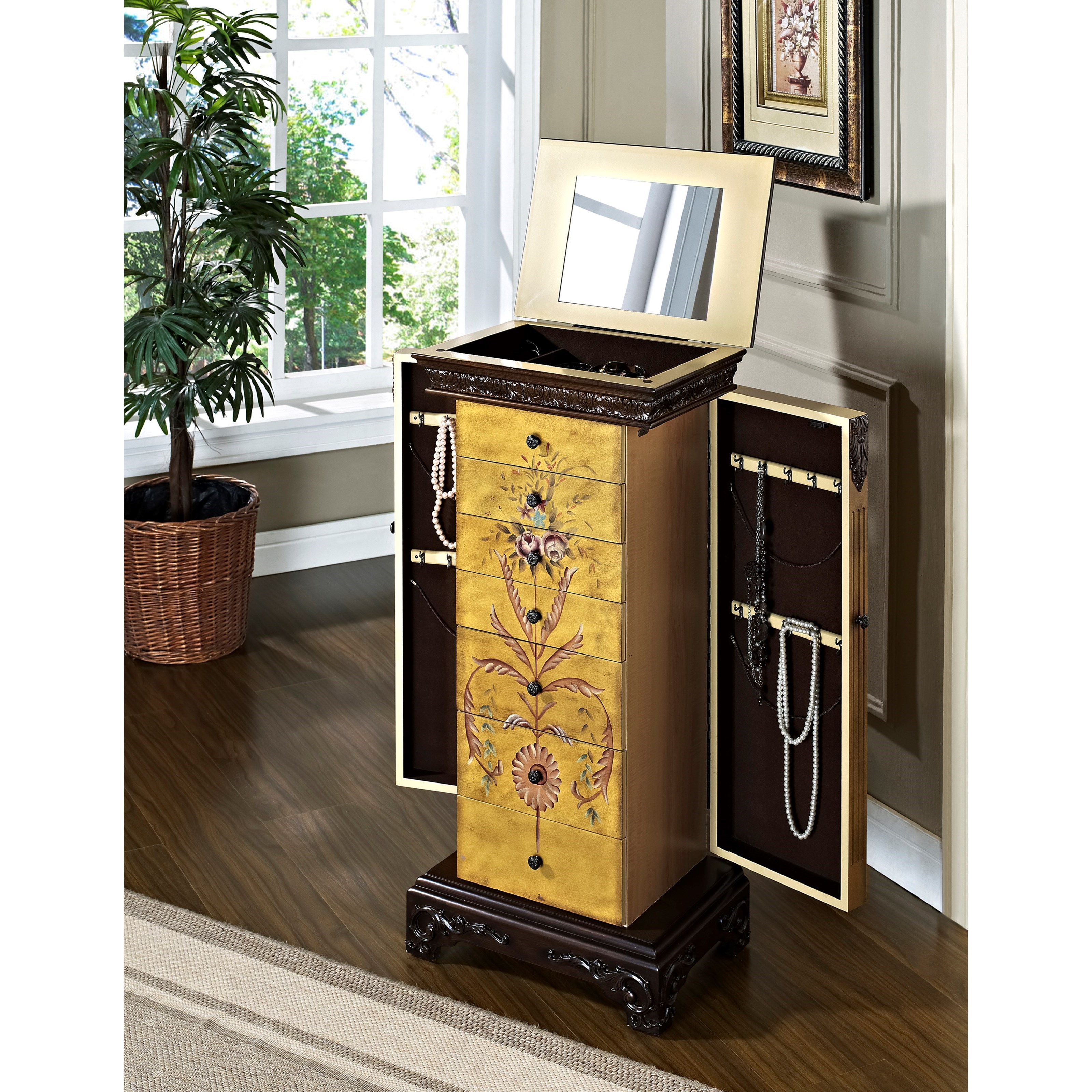 Luxurious Masterpiece: The Ultimate Jewelry Armoire for Your Precious Treasures