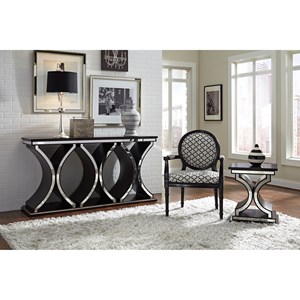 Powell Parsons Collection Black Link Ghost Chair