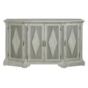 Pulaski Furniture Accents Grey Diamond Cabinet with Hidden Wine Bottle