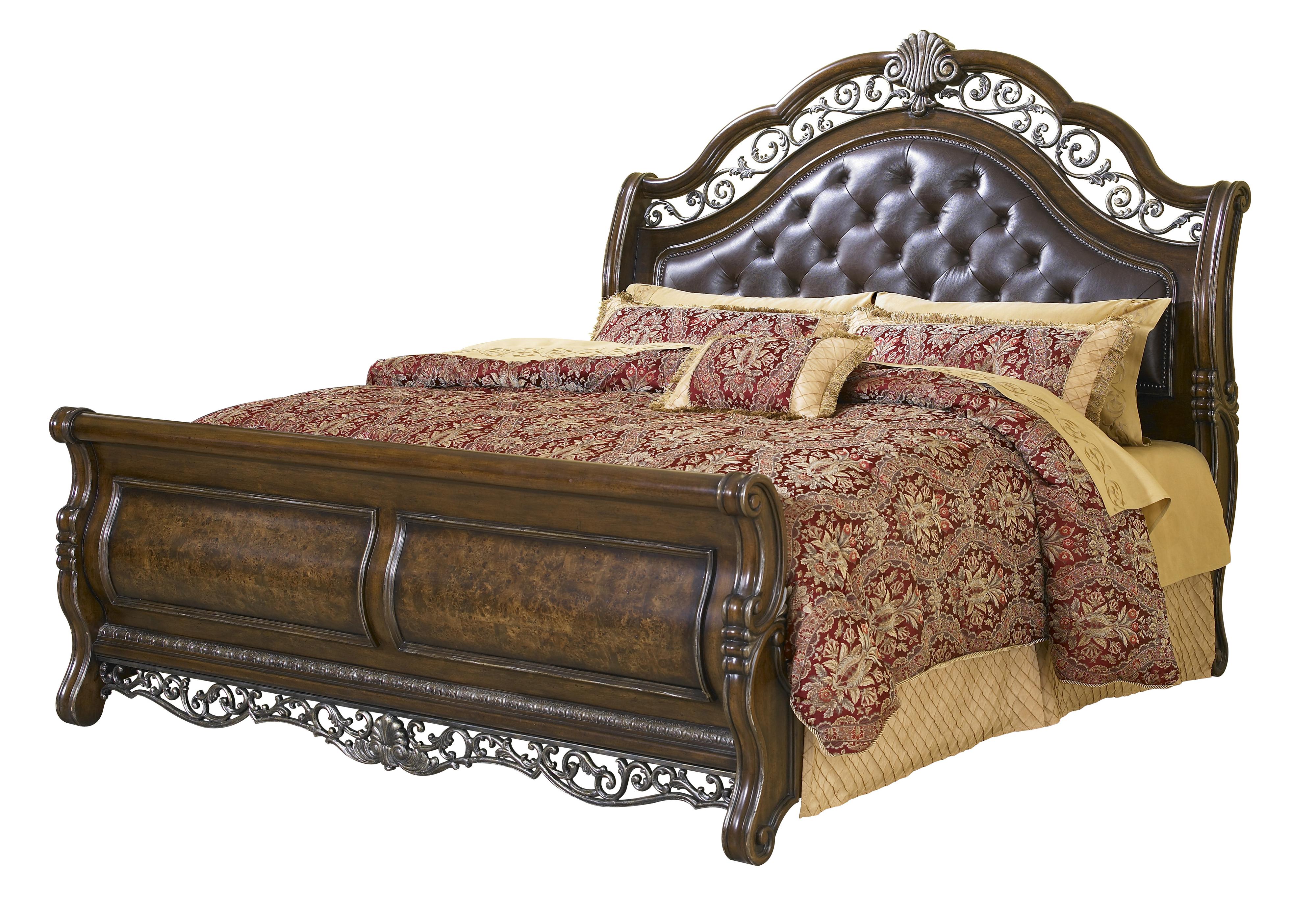 Pulaski Furniture Birkhaven King Sleigh Bed Royal Furniture