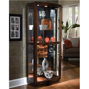 pulaski furniture curios platinum curio cabinet - gill brothers pulaski furniture curios platinum curio cabinet - gill brothers