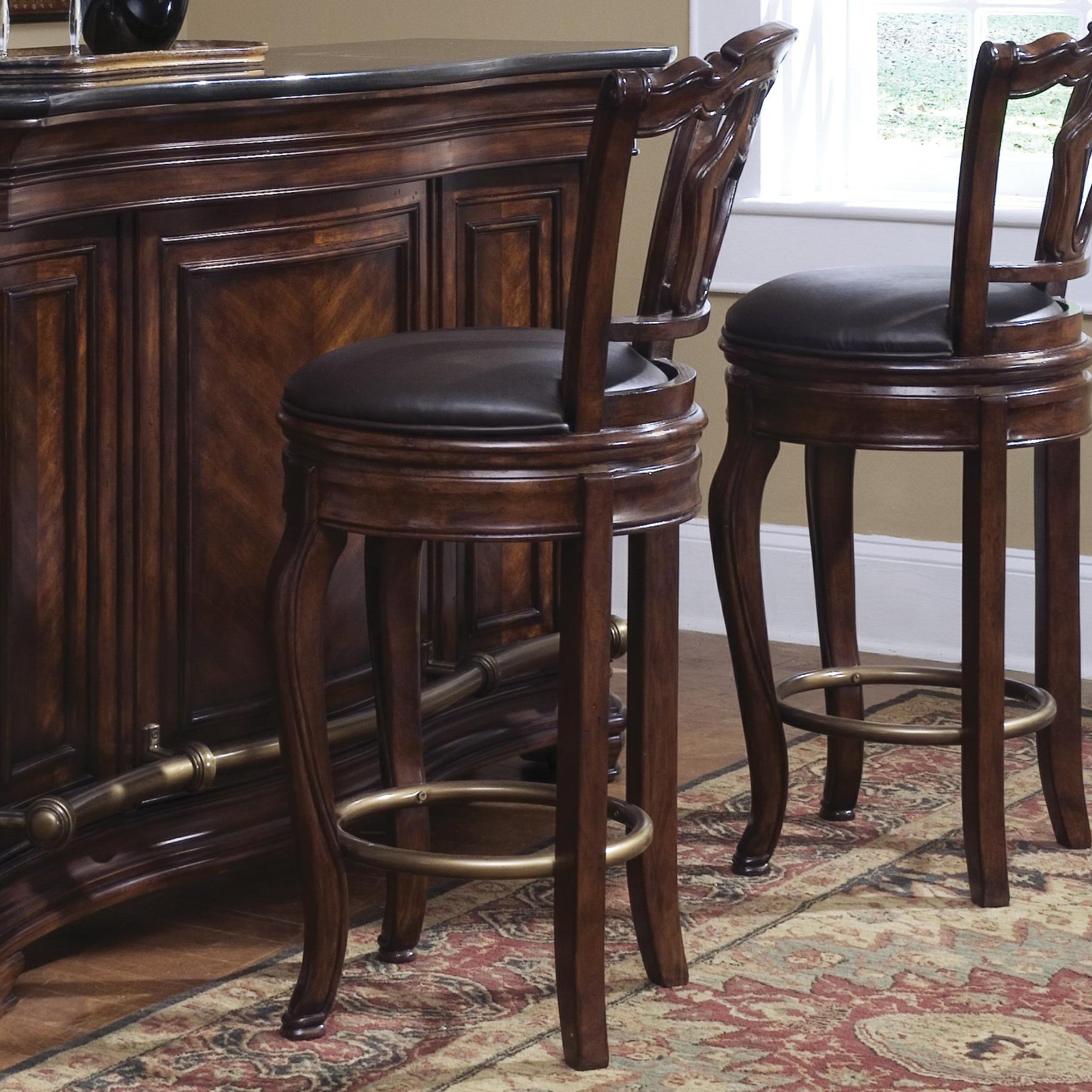 Pulaski Furniture Accents Toscano Vialetto Bar Stool AHFA Bar Pulaski Furniture Accents Toscano Vialetto Bar Stool AHFA Bar