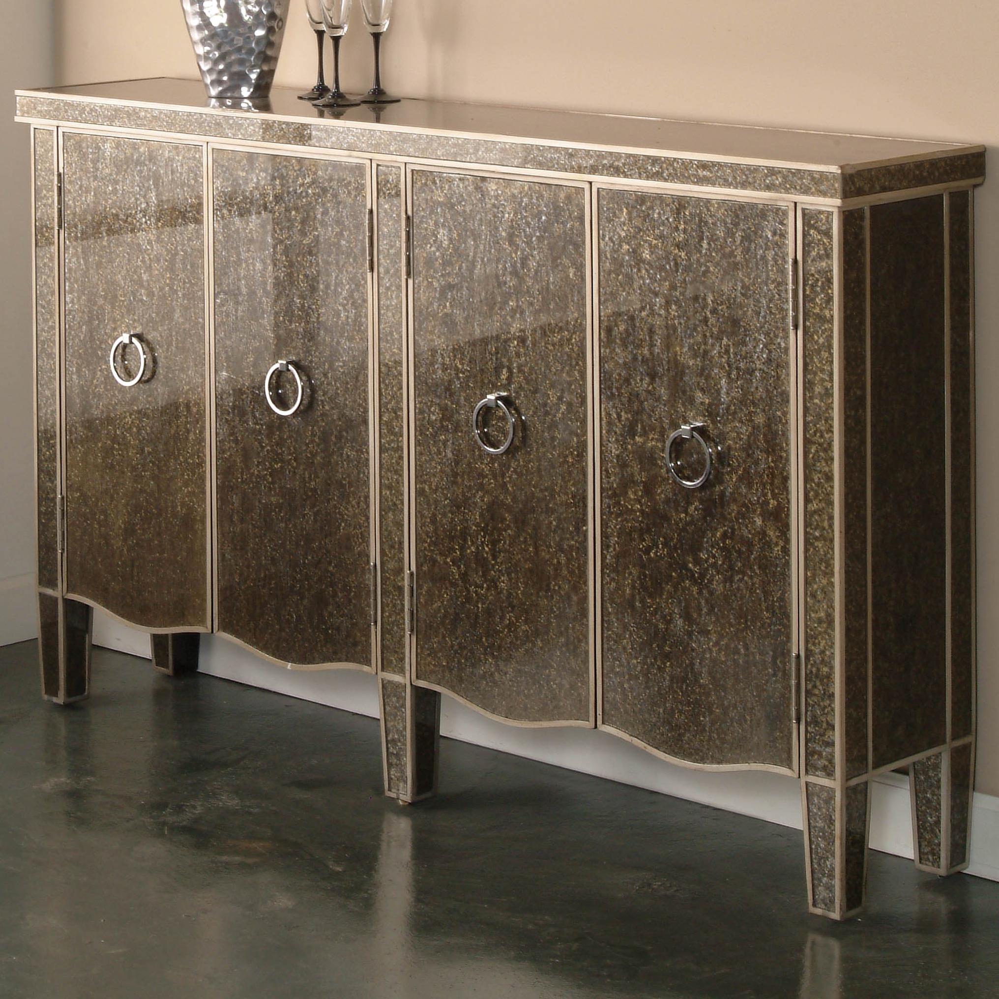Pulaski Furniture Accents Tiara Console Table with Doors AHFA Pulaski Furniture Accents Tiara Console Table with Doors AHFA
