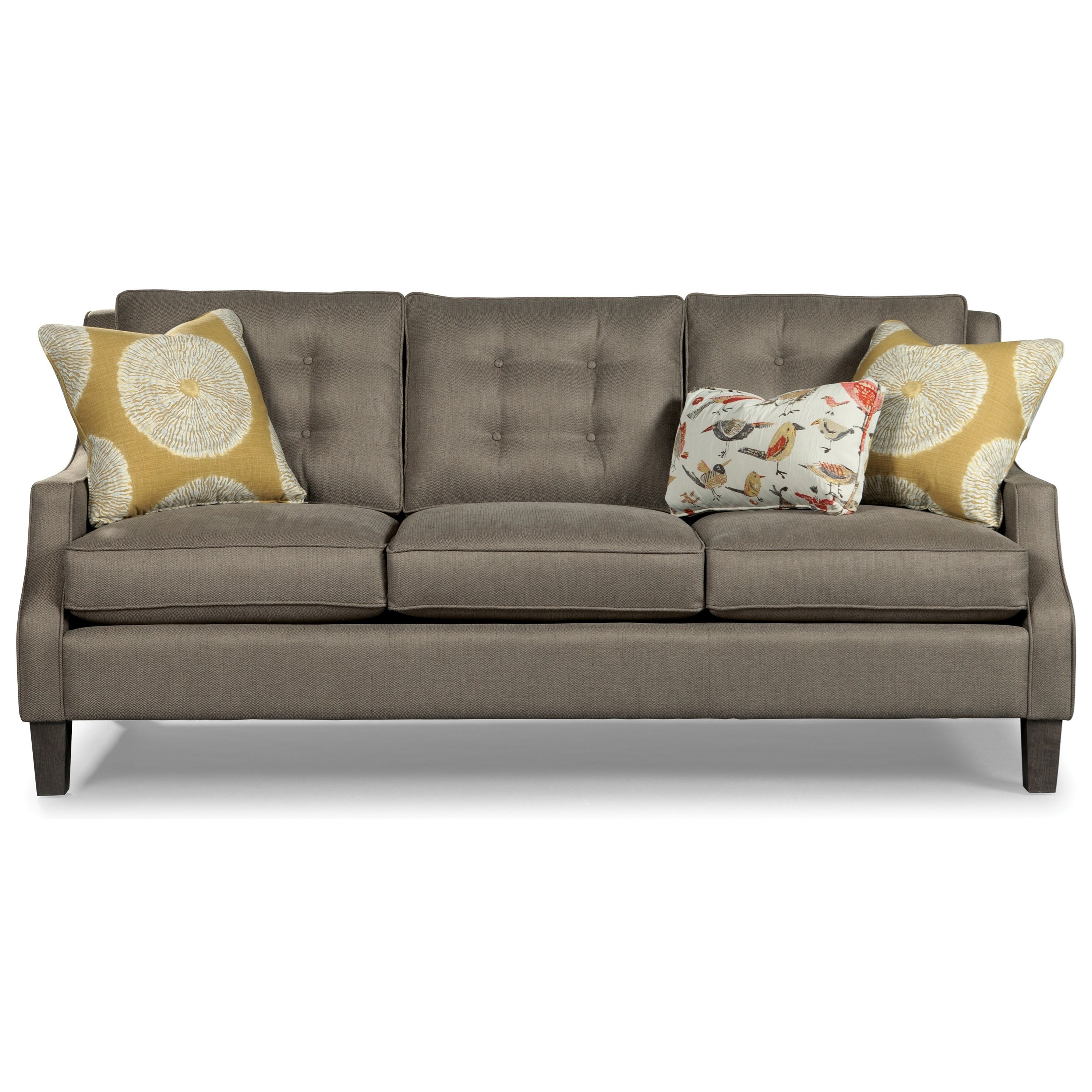 Rachael Ray Home by Craftmaster R7607 Sofa with Biscuit ...