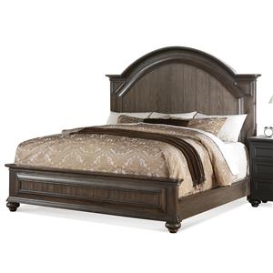Riverside Furniture Belmeade King Arch Panel Bed