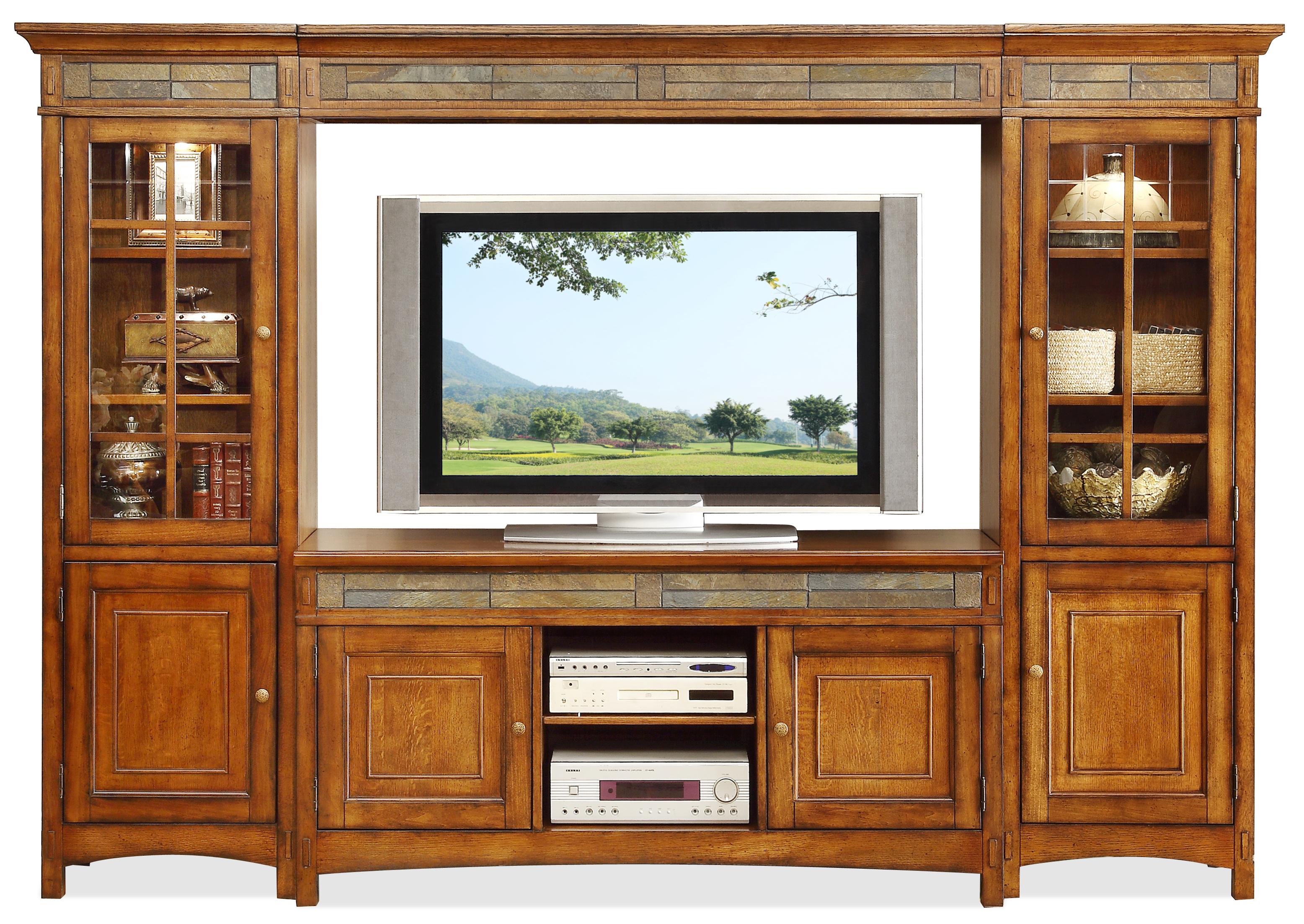 Riverside Furniture Craftsman Home 6 Door Entertainment Wall Unit Riverside Furniture Craftsman Home 6 Door Entertainment Wall Unit