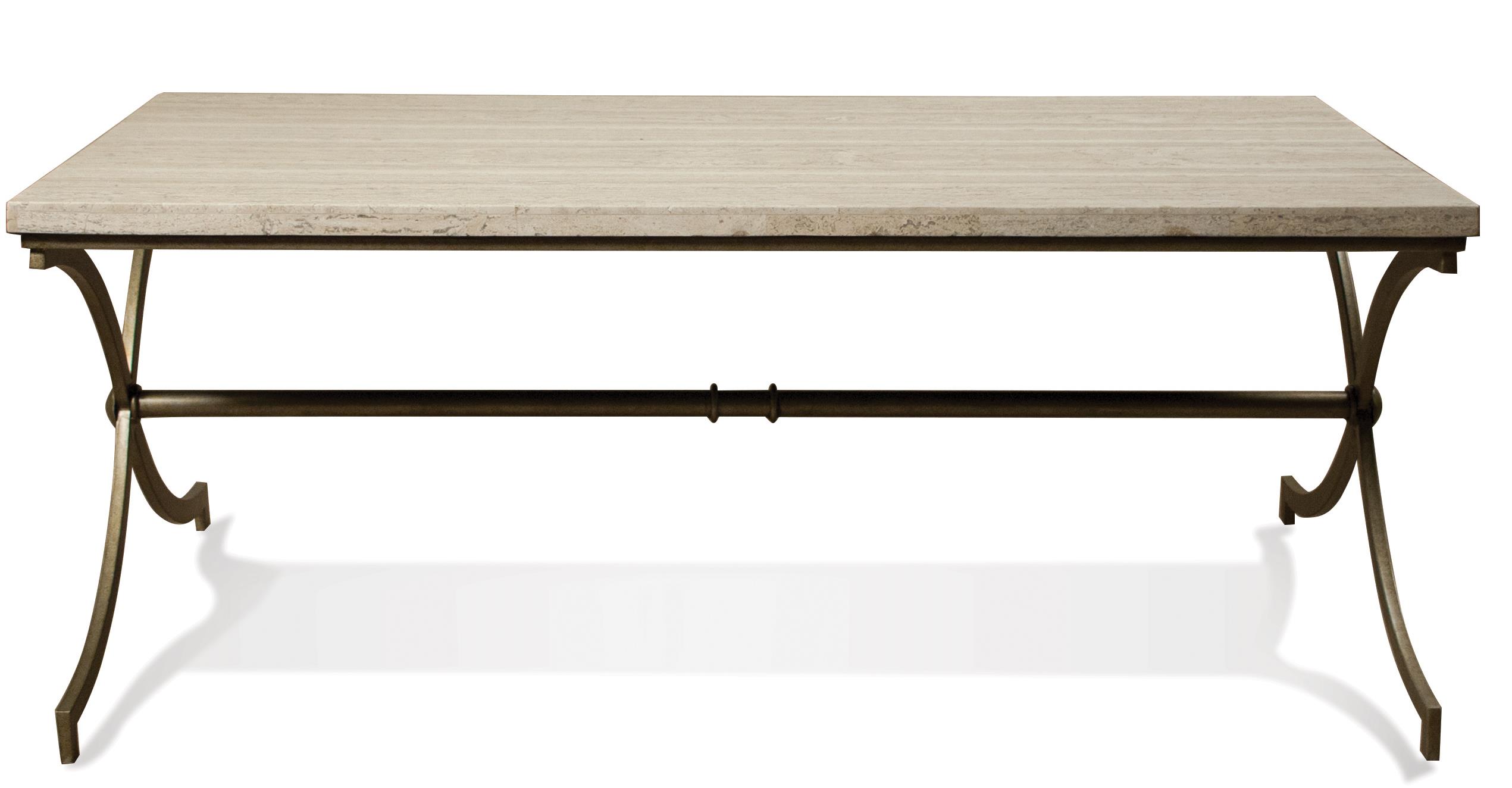 riverside furniture elan travertine coffee table - wayside riverside furniture elan travertine coffee table - wayside
