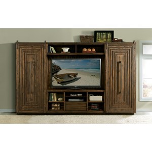 Riverside Furniture Modern Gatherings Entertainment Wall Unit
