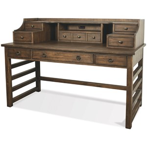 Riverside Furniture Perspectives Leg Desk With Hutch