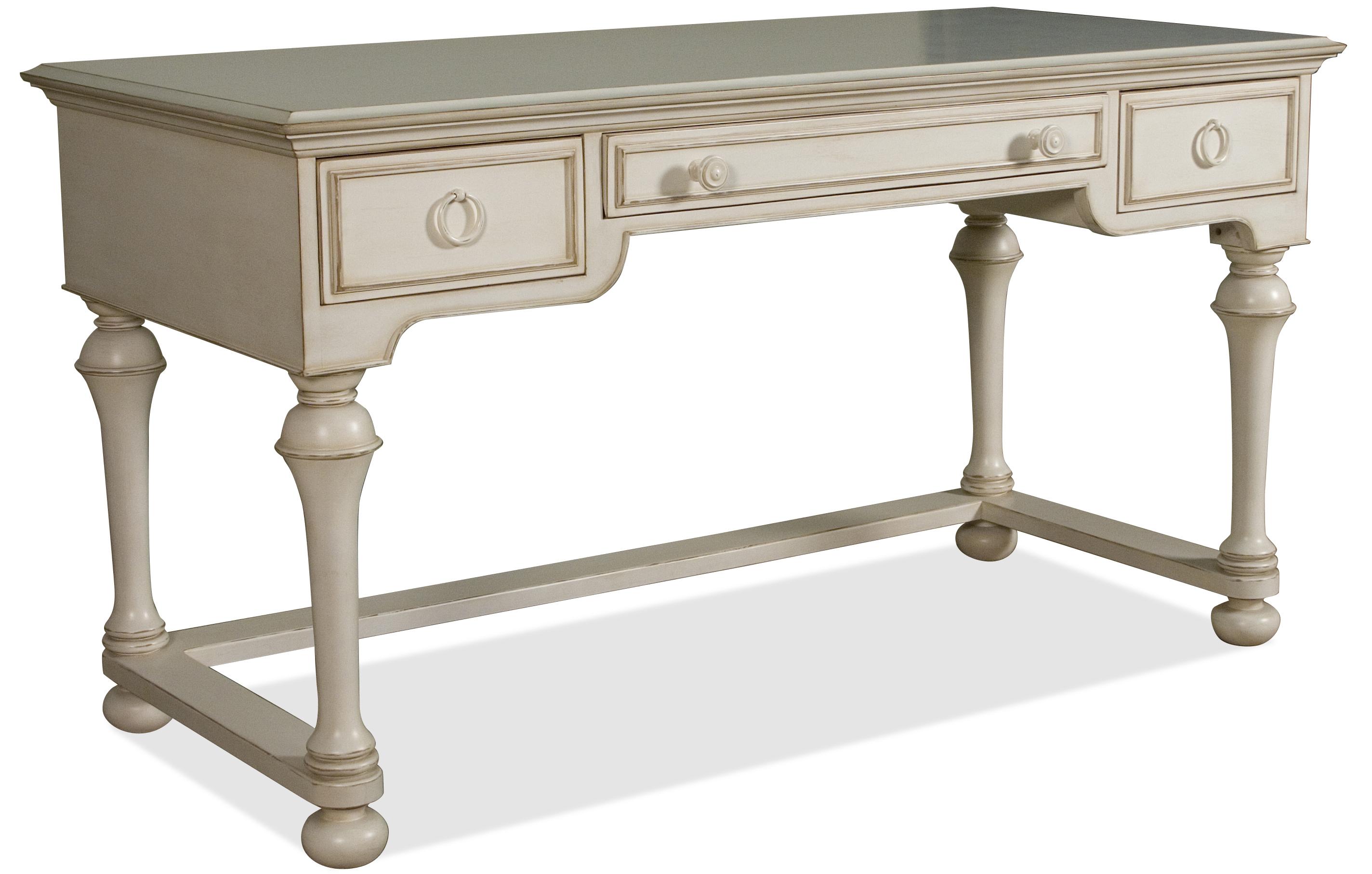 Riverside Furniture Placid Cove Writing Desk with 3 Drawers AHFA Riverside Furniture Placid Cove Writing Desk with 3 Drawers AHFA