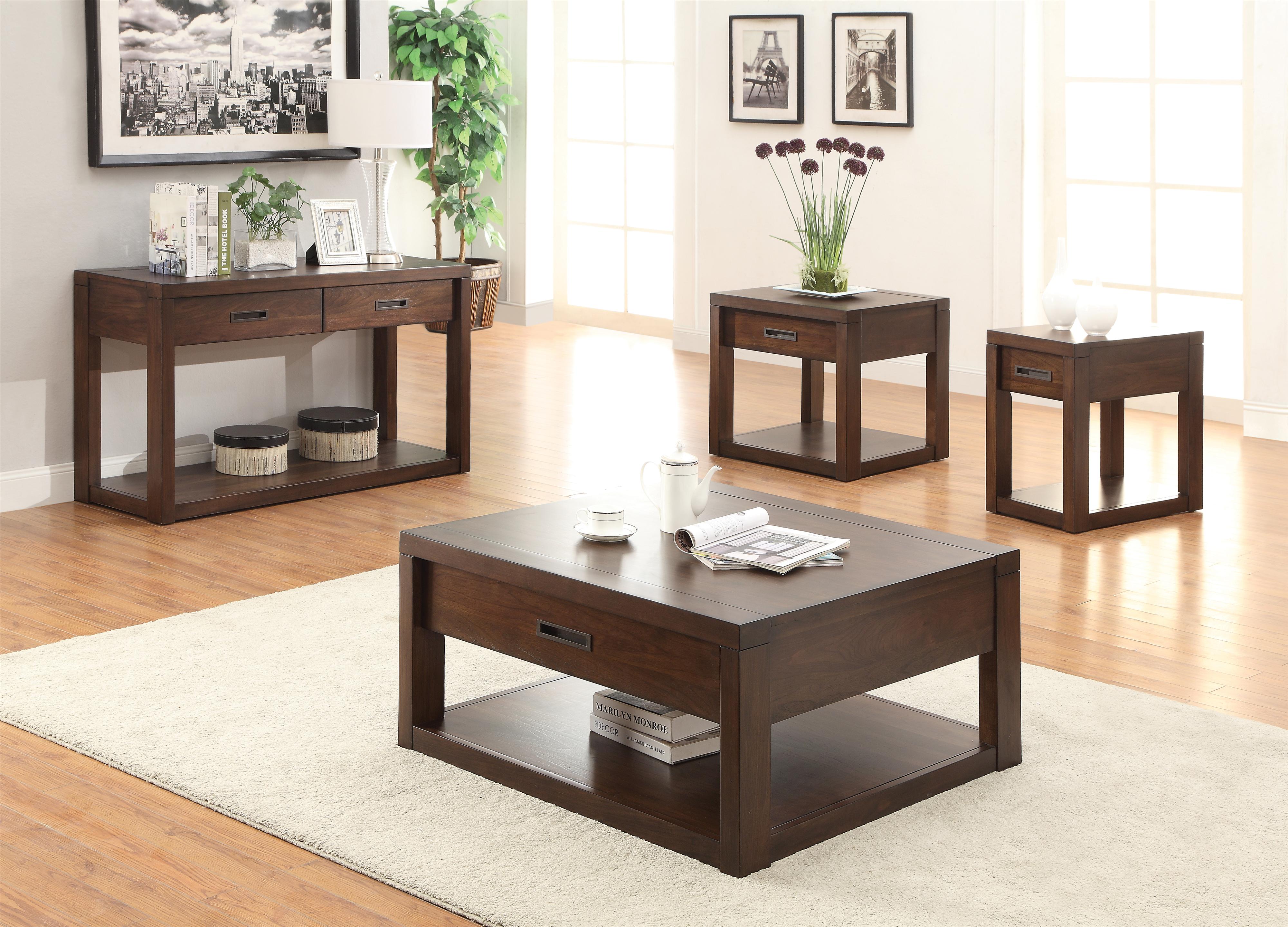 Riverside Furniture Riata Square Cocktail Table w/ Casters