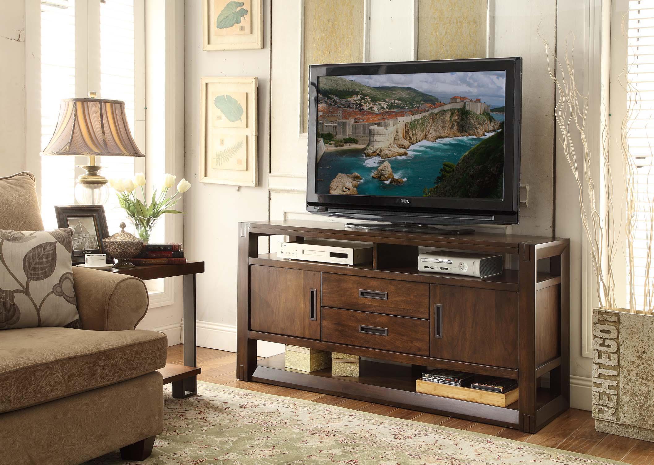 Riverside Furniture Riata 75841 Contemporary 60IN TV Console Hudson