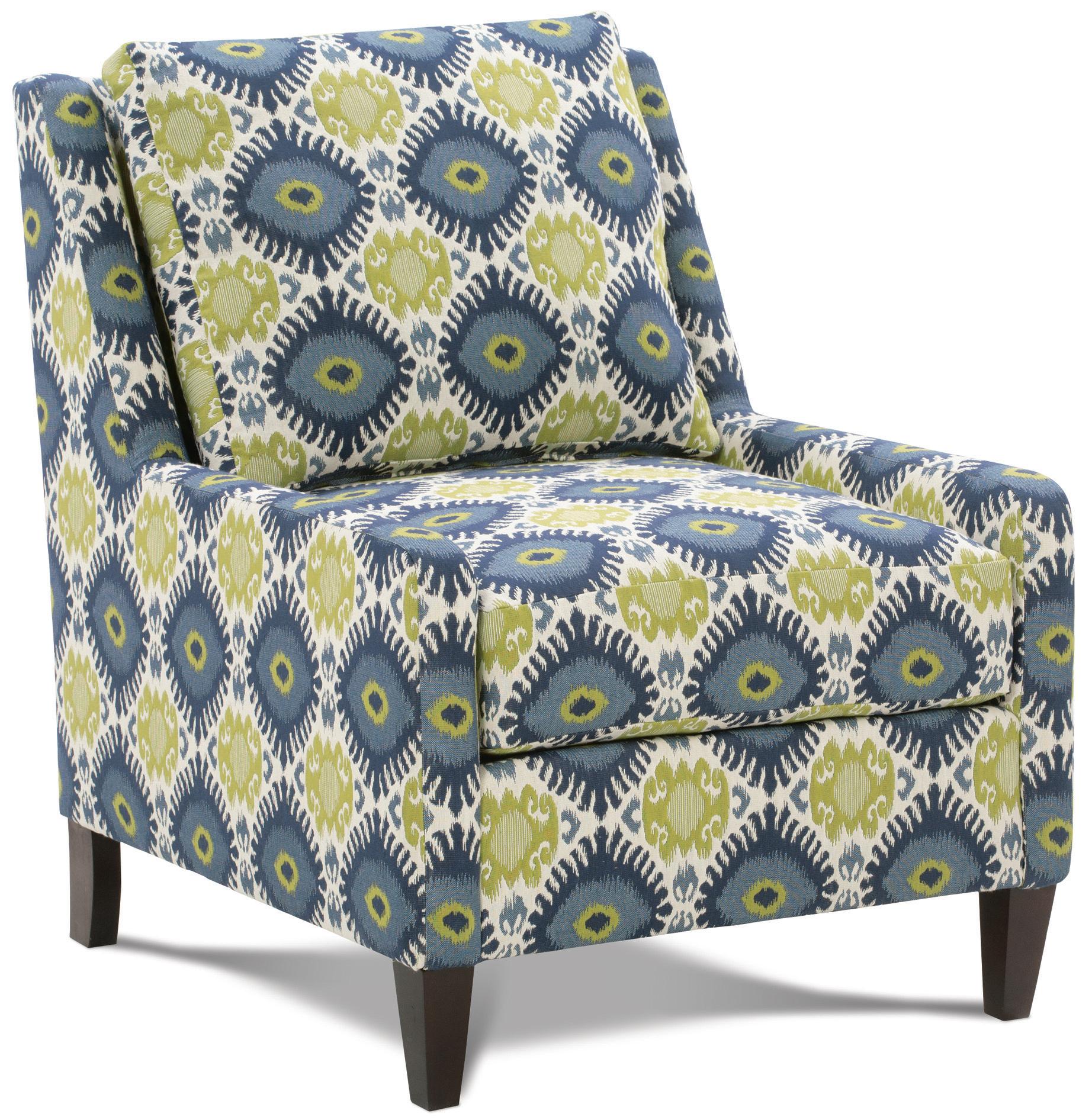 Rowe Chairs and Accents Tasker Accent Chair with Low Profile Arms Rowe Chairs and Accents Tasker Accent Chair with Low Profile Arms
