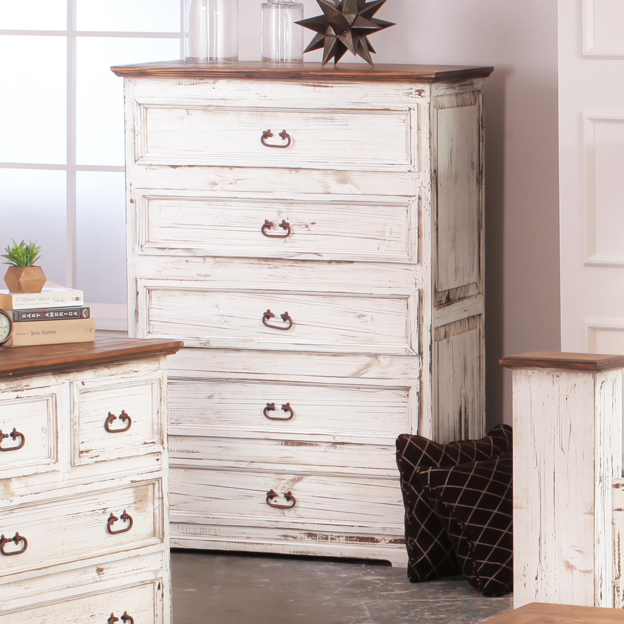 Solid Pine Five Drawer Chest Solid Pine Five Drawer Chest