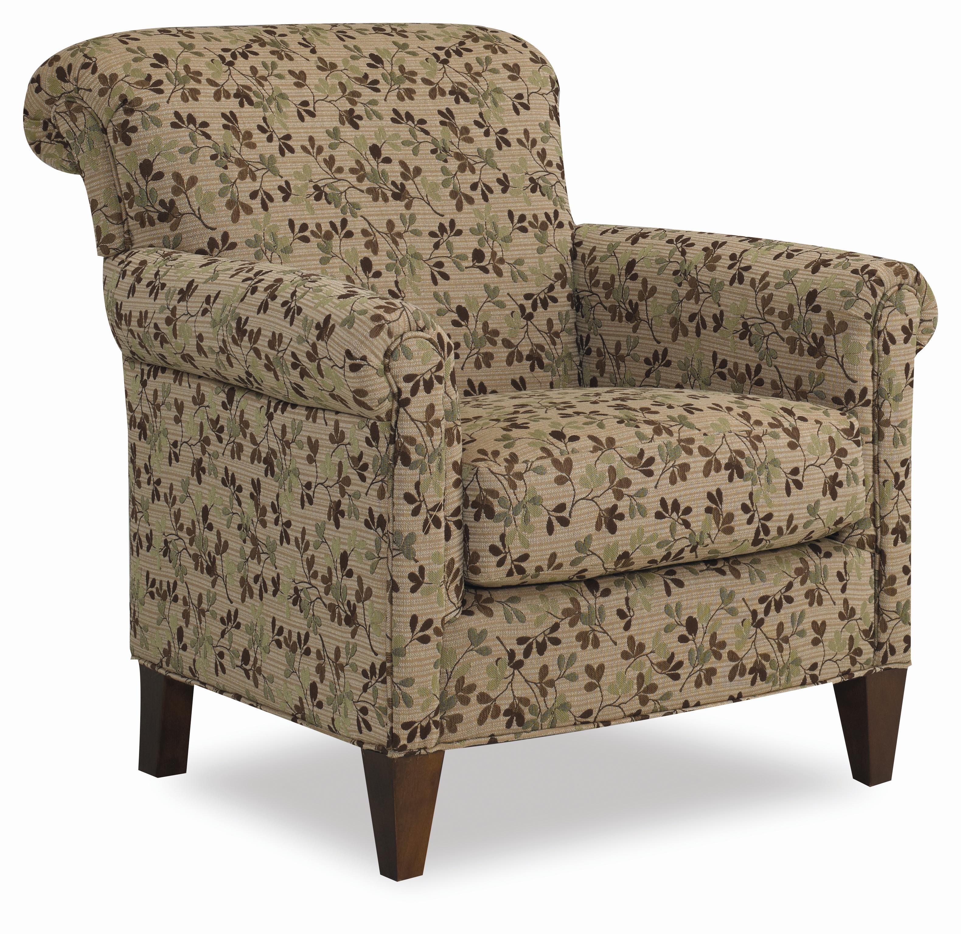 Sam Moore Bagley Upholstered Club Chair with Rolled Arms Darvin