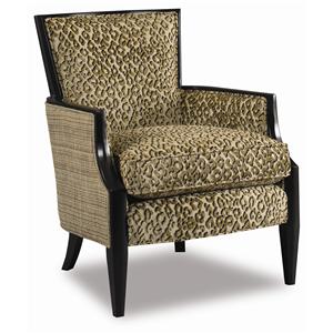 Sam Moore Nadia Upholstered Exposed Wood Chair