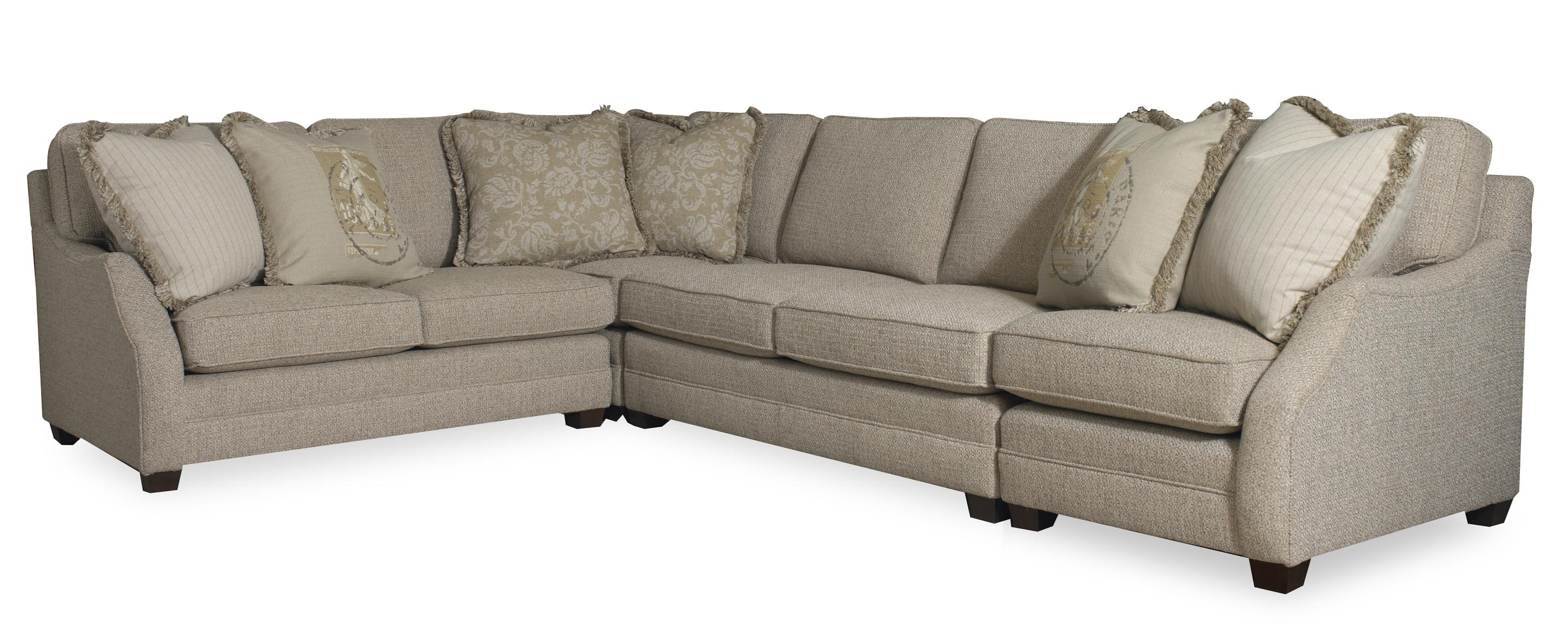 Sam Moore Rita Transitional Three Piece Sectional Sofa With Laf Sam Moore Rita Transitional Three Piece Sectional Sofa With Laf Return Belfort Furniture