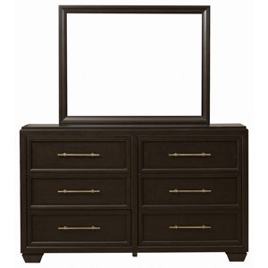 Samuel Lawrence City View Transitional Dresser Mirror Miskelly Samuel Lawrence City View Dresser Mirror Set